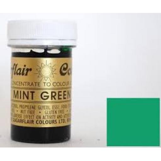 Sugarflair Spectral Mint Green Paste Colouring 25g