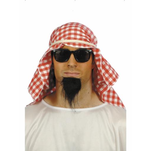 ARAB KIT HEADDRESS BEARD GLASSES DPK