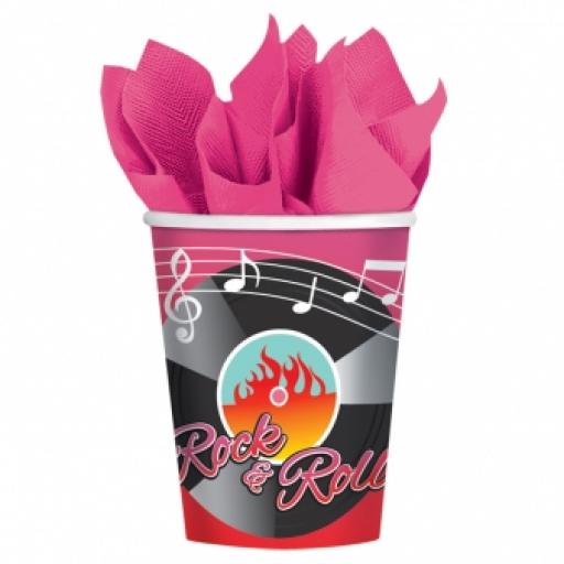 50s Classic Paper Cups 266ml 8pcs