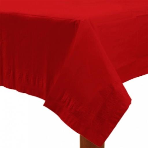 Apple Red Paper Tablecover 1.37m x 2.74m