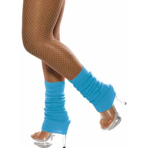 Legwarmers Neon Blue