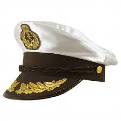 Adult Captain Hat - Satin