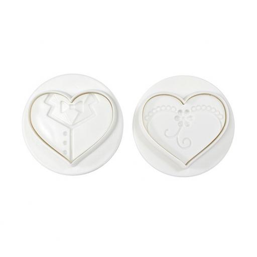 Pavoni - Bride and Groom Plunger Cutters