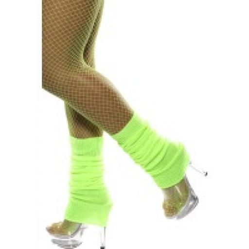 Legwarmers Neon Green One Size