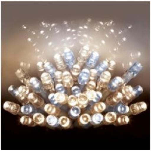 200 Multi Action LED Lights White & Warm White 20Mts