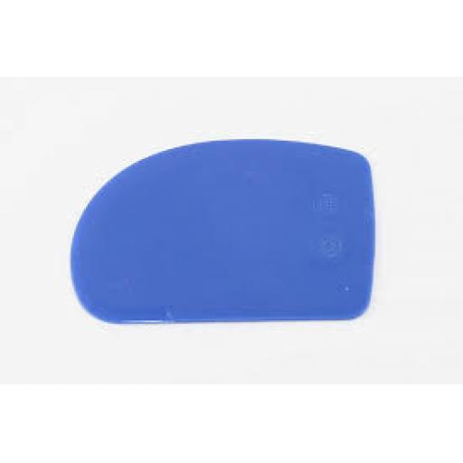 Plastic Scraper Blue 114x76mm