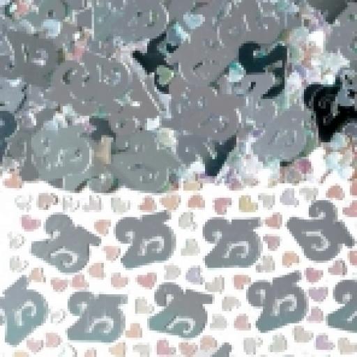 25th Anniversary (Metallic) Confetti - 14g