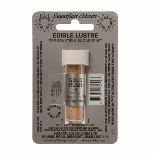 Sugarflair Edible Lustre Gold Rush 2g