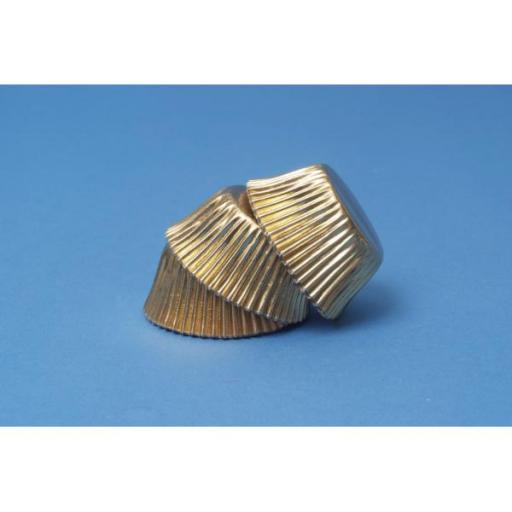 Gold Mini Baking Cups 45pcs