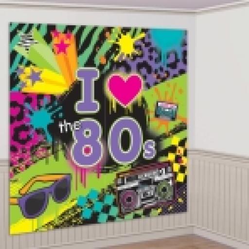Totally 80s Scene Setters Kit 1.65cm x 82.5cm