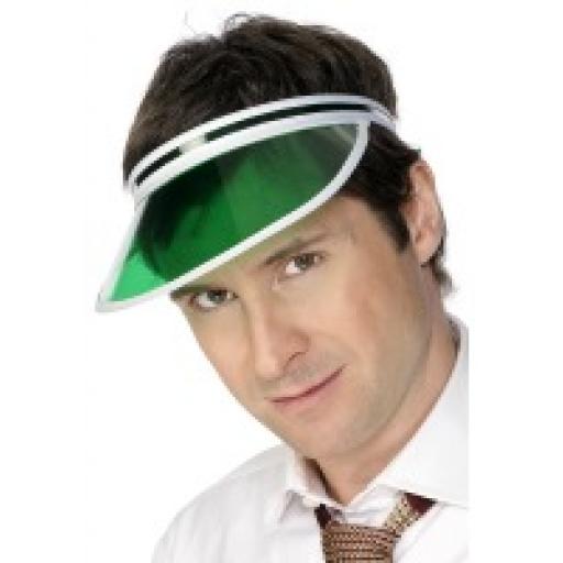 80s Poker Visor Green