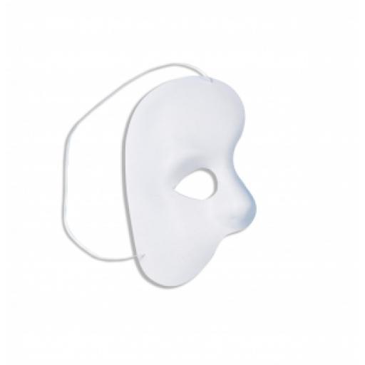 White Half Face Mask
