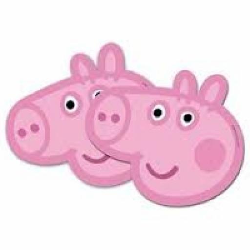 Peppa Pig Paper Masks 6pcs