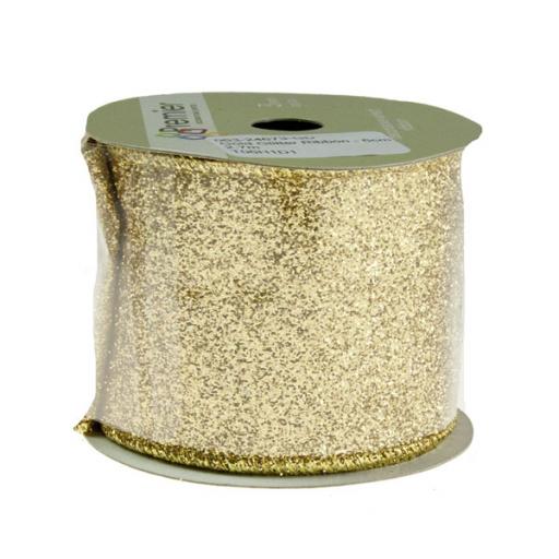 6cm x 2.7M Gold Ribbon