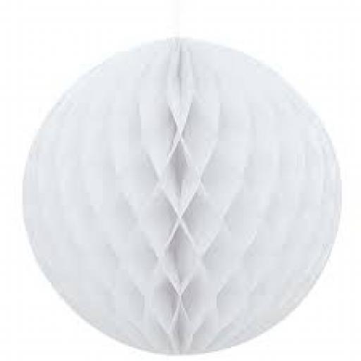 Honeycomb Ball 8inch White