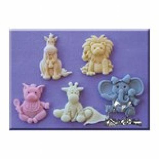 Alphabet Mould Baby Animals