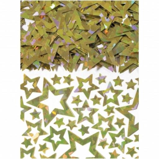 Star Shimmer Gold Prismatic Confetti 14g