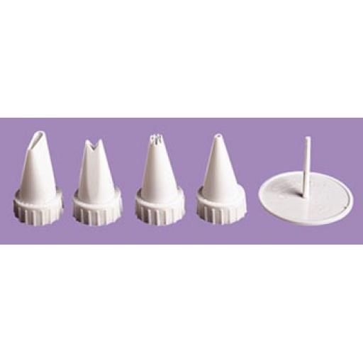 Wilton 5pc Decorating Tip/nail Set