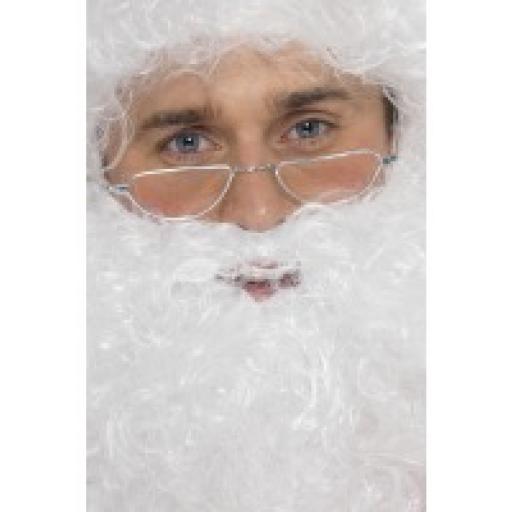 Santa Half Moon Specs, Silver