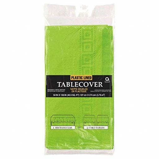 Kiwi Green Paper Tablecover 1.37m x 2.74m