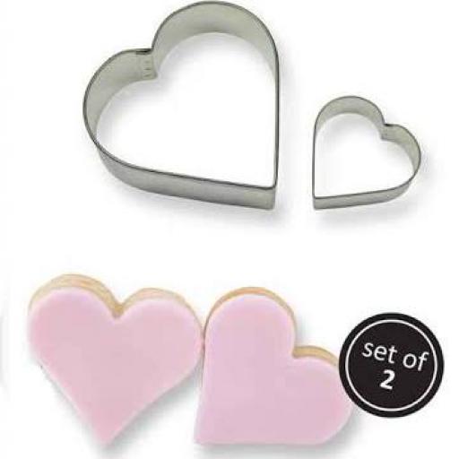 PME Metal Cutters Set of 2 Heart