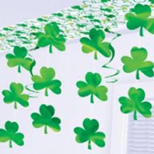 St Patricks Day Canopy Deco 12feet Long 2feet wide