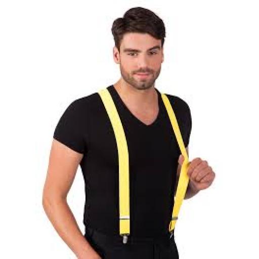 Suspenders Neon 4 Asstd Colours