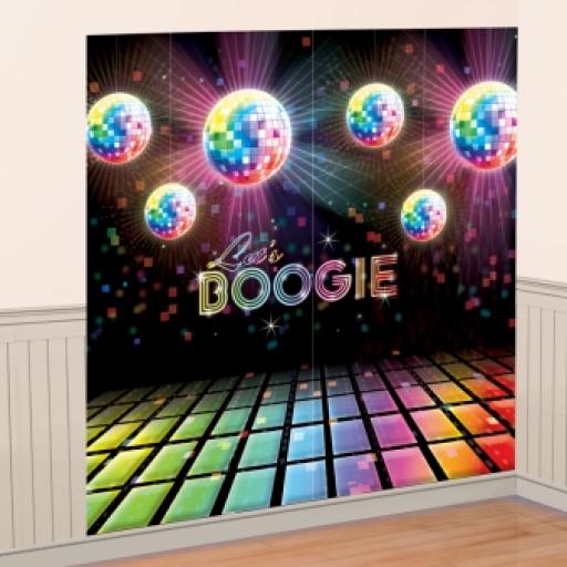 70s Disco Scene Setters Wall Decorating Kit