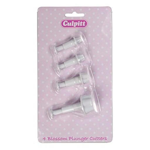 Culpitt Plunger Cutters Blossom 4 piece