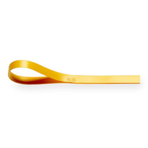 Double Sided Satin Ribbon Marigold 15mm Wide