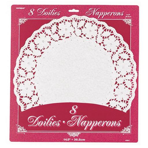 Doilies White Round 14.5inch 8pcs