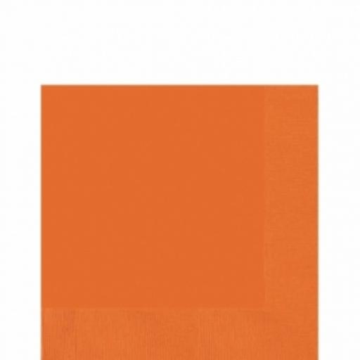 20 Orange Peel Luncheon Napkins 2ply/33cm