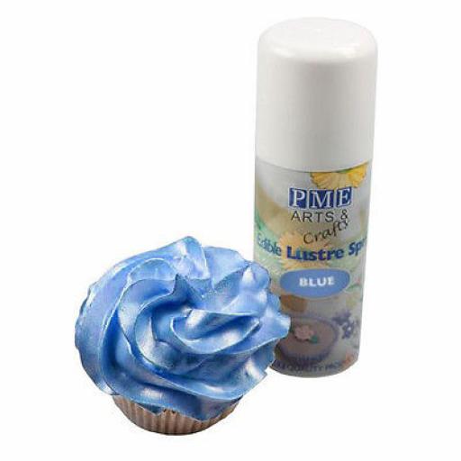 PME Blue Edible Lustre Spray 100ml