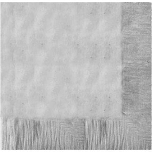 20 Silver Luncheon Napkins 2ply/33cm