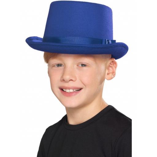 Kids Top Hat, Blue