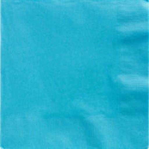 Caribbean Blue Dinner Napkins 2ply 20pcs 40cm