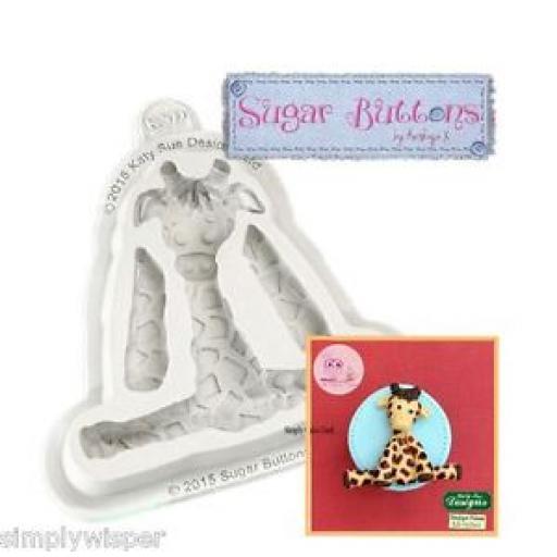 Giraffe Silicone Mould-Sugar Buttons