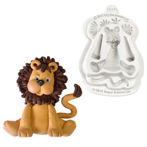 Lion Silicon Mould-Sugar Buttons