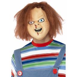 Chucky Latex Mask Brown Full Overhead