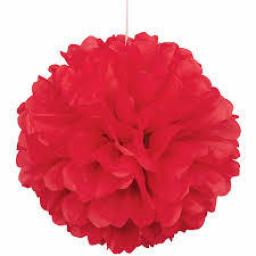 Puff Ball Tissue Decoration 16inch