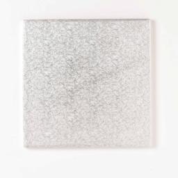 7 Inch Square 12mm Cake Drum - Silver