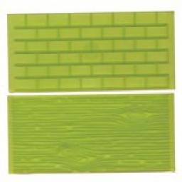 FMM Tree Bark and Brick Wall Impression Pads