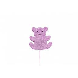 Pink Glitter Pick Teddy
