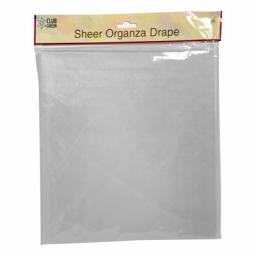 Organza drape White 145CMX3M