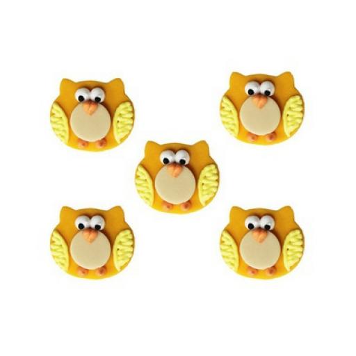 Happy Owls Sugarcraft Decorations
