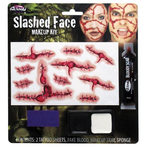 Slashed Face Makeup Kit