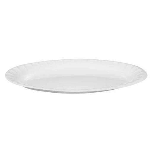 Plates Oval Expanded Foam 11.5x8.5in