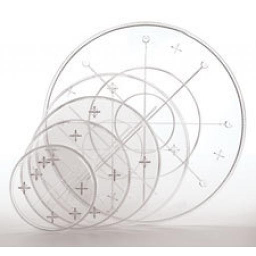 9 Inch Crystal-Look Separator Plates