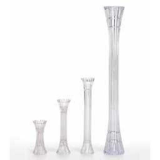 5 Inch Crystal-Look Pillars 4pk