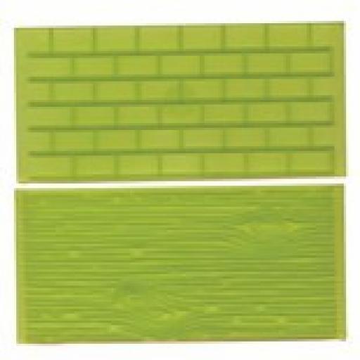 FMM Tree Bark and Brick Wall Impression Pads